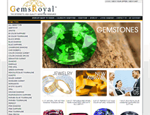 Tablet Screenshot of gemsroyal.com